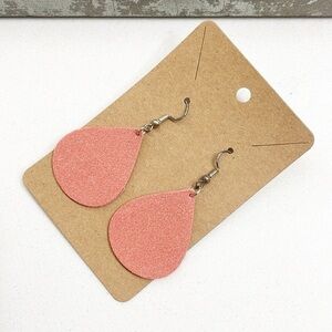 Teardrop hand made earrings